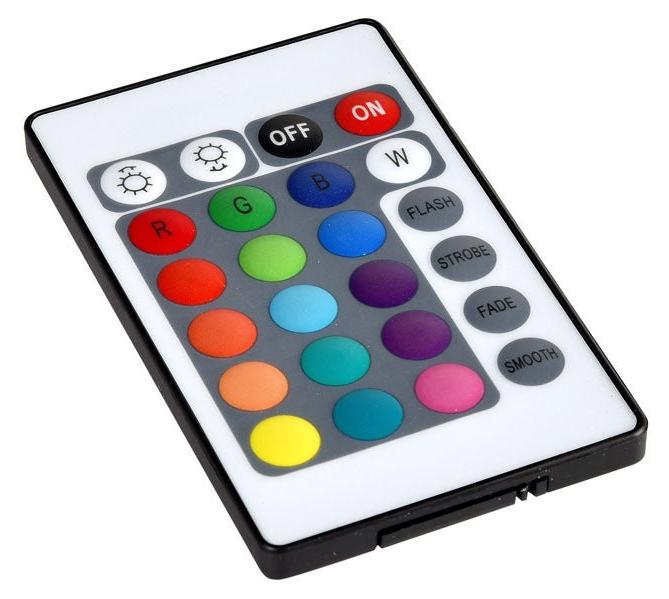 20x DUNI LED Set, Fernbedienung Multicolour, Zubehör 5x8,5 cm