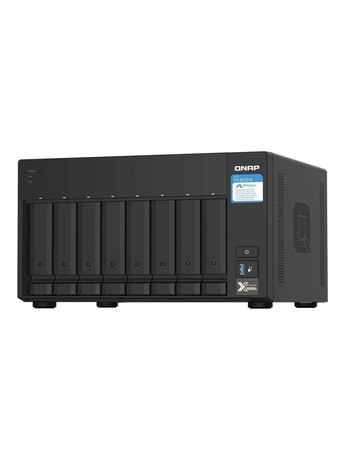 QNAP TS-832PX-4G - NAS Server