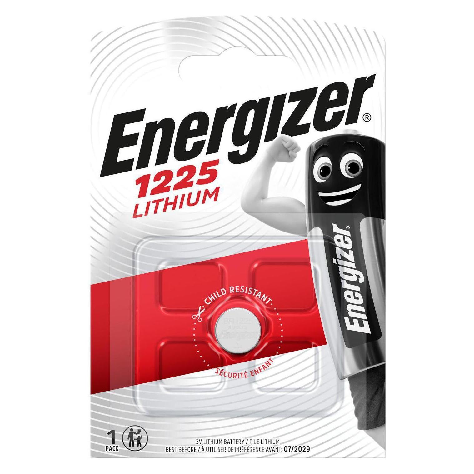 Energizer BR1225 / 1er Pillpack 3,0 V (1 Stk., Gerätespezifisch, 48 mAh) (611295)