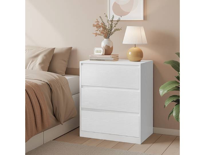 Commode Conholi - Largeur 60 cm 75cm Blanc