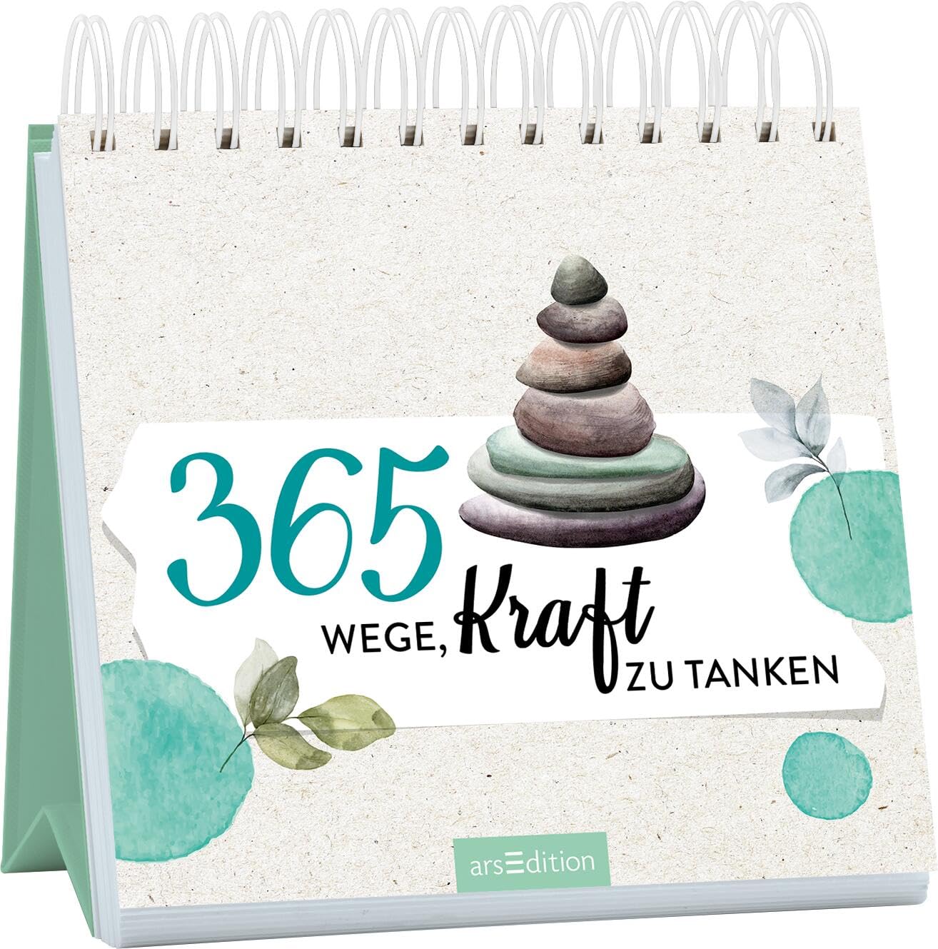 365 Wege, Kraft zu tanken: Motivation und gute Wünsche im dekorativen Spiralaufsteller - Preis vom 17.10.2026 19:25:27 h