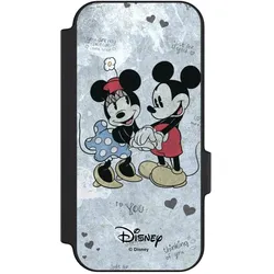 Nivocase Klapphülle für Google Pixel 11 Pro Handyhülle aus Kunst Leder NIVOflip schwarz Disney Vintage (Google Pixel 11 Pro), Smartphone Hülle, Schwarz