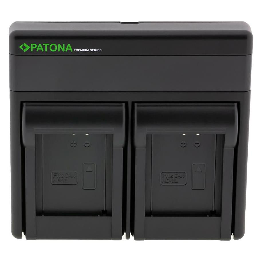 Patona Batteries Replacement Dual Charger USB USB-C (Kamera Akku Ladegerät) (121646)