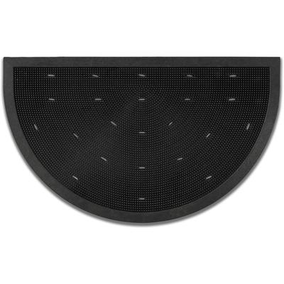 Fußmatte ASTRA "Border Pin", schwarz, B:45cm H:7mm L:75cm, Gummi, Teppiche, Fußmatte, Schmutzfangmatte, Türmatte, wasserabweisend, In und Outdoor