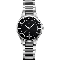 Certina DS-6 Lady C039.251.11.057.00 - schwarz,silber - 35mm