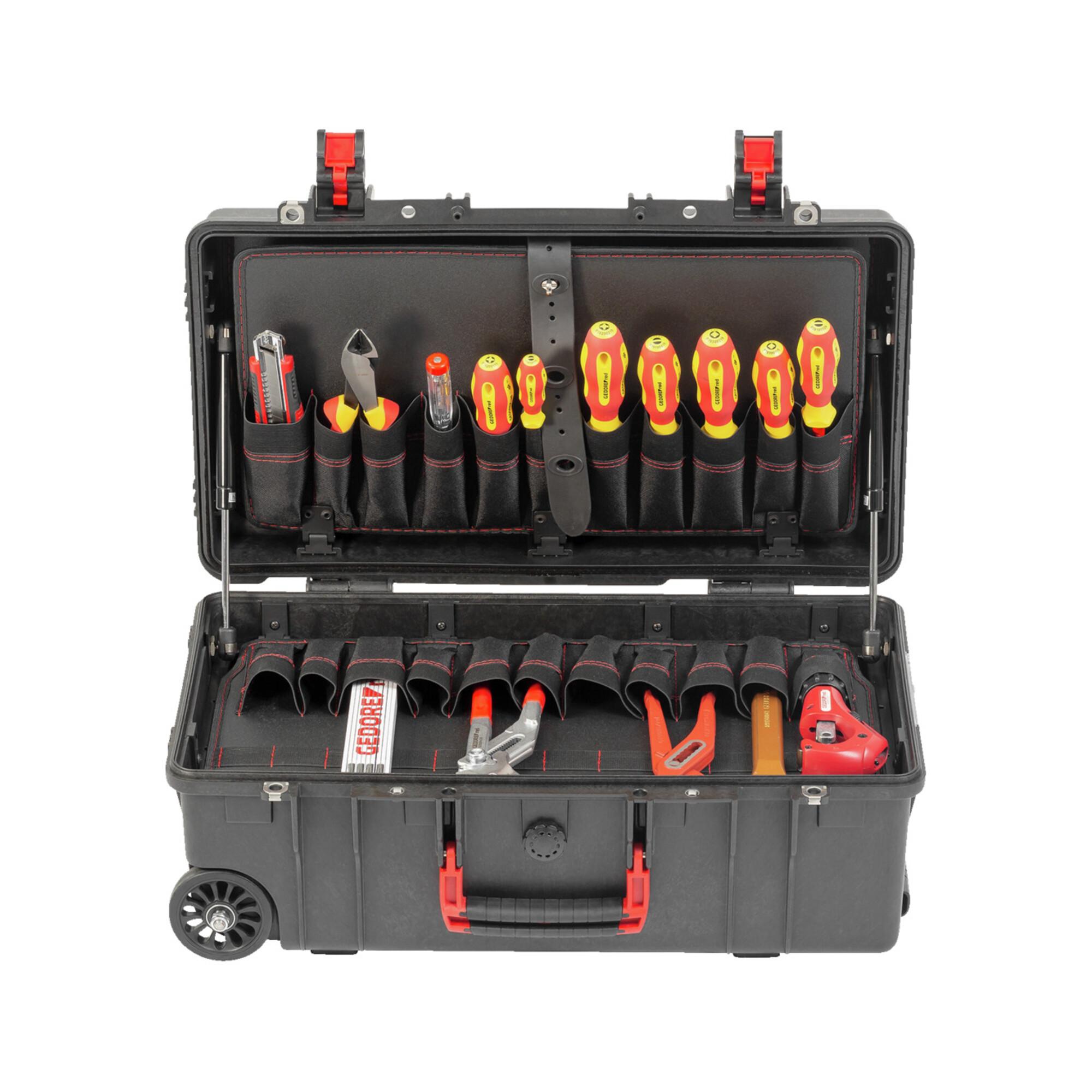 Gedore red Werkzeugsatz SANITÄR Werkzeugtrolley (3301644)