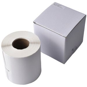 GG-image Thermoetiketten 21344, weiß, 100 x 100mm, 350 Stück, Thermodirekt