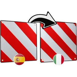 Warntafel für Spanien und Italien