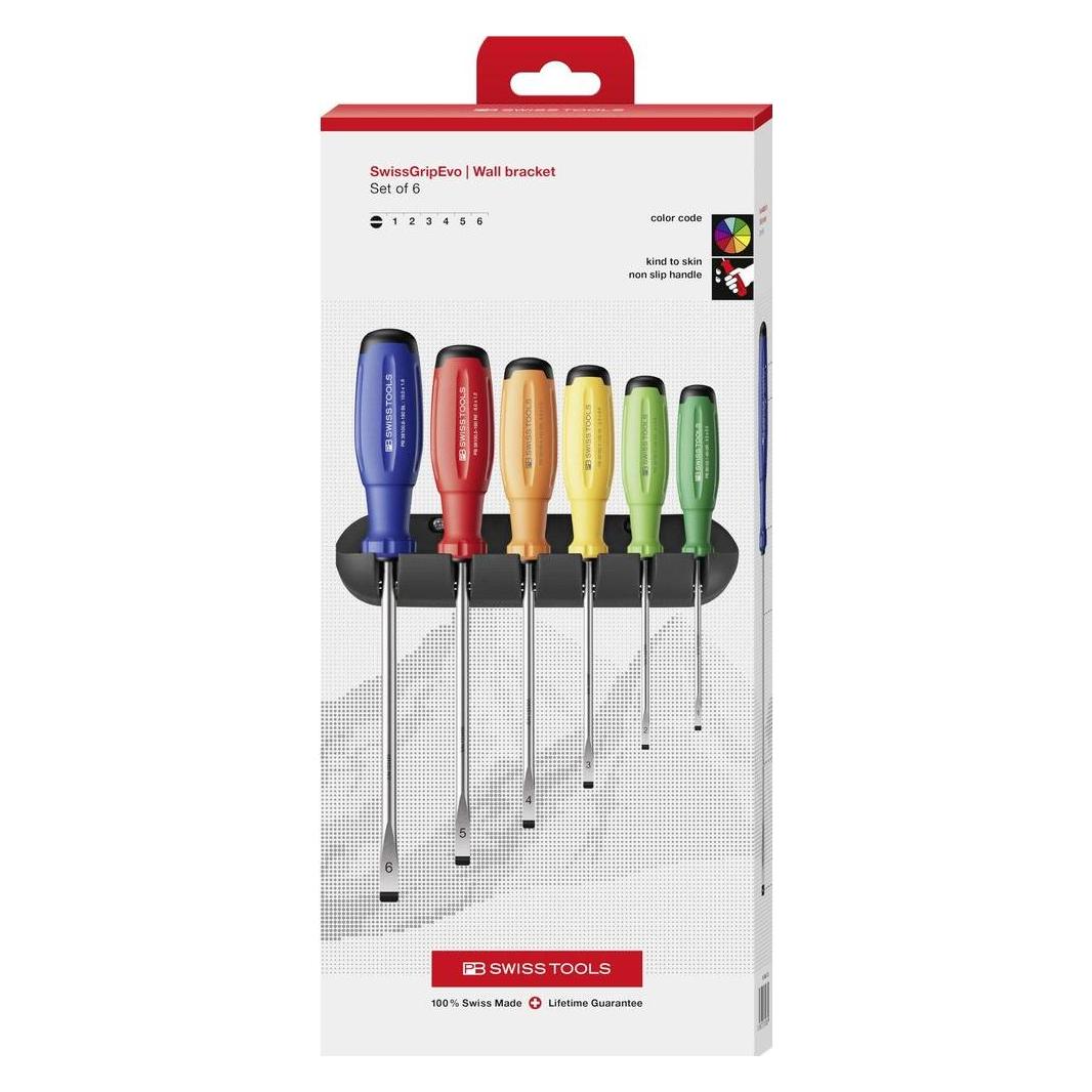 PB Swiss Tools Schraubenzieherset PB 38240 (Schlitz) (PB 38240.H RB-141276.0001)