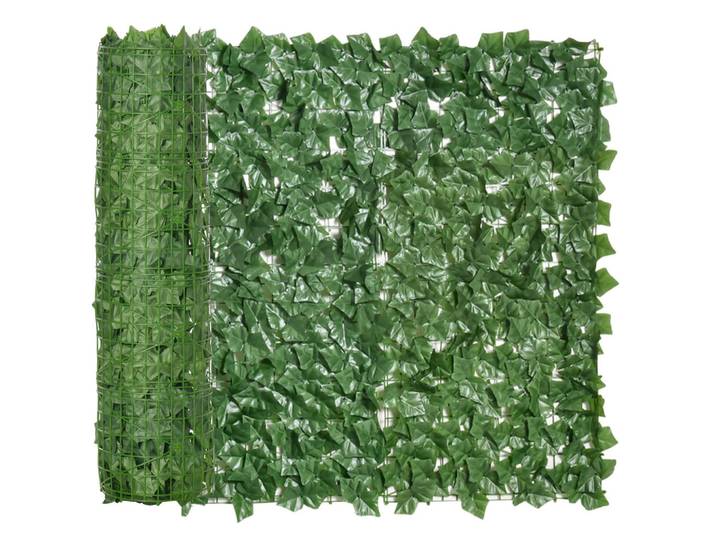 Outsunny Künstliche Hecke Sichtschutzhecke Pflanzen Hecke Wanddekoration Dunkelgrün, Grün, Kunststoff, 100x1 cm, Sonnenschutz, Sichtschutz