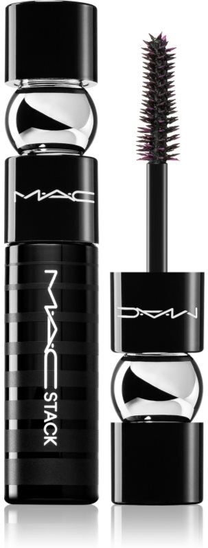 MAC Cosmetics MACStack Mascara Superstack Mega Brush Mini Volumengivende og længdegivende mascara Mini Skygge Black 8 ml