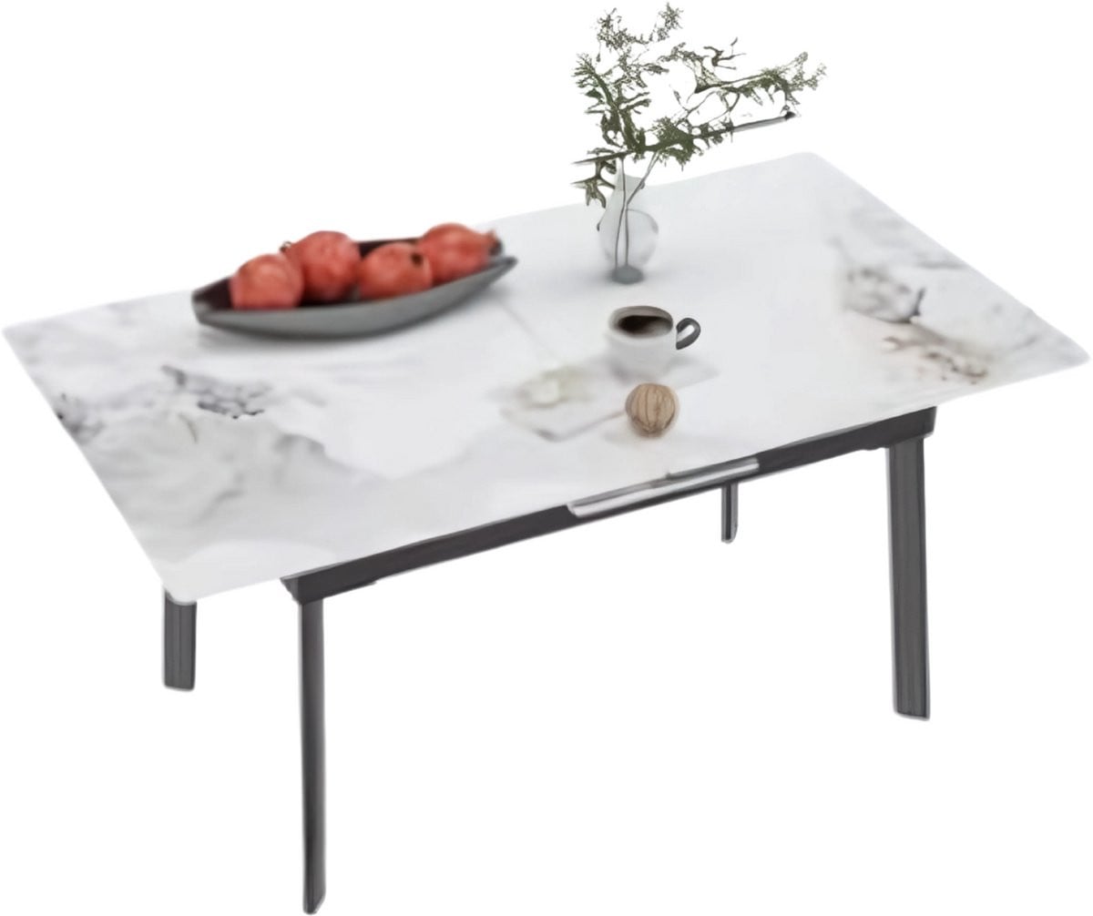 Bolt Edge Eettafel - Uitschuifbaar - Rechthoekig - 130-160 cm