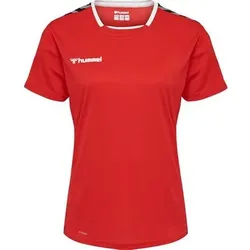 HUMMEL Fußball - Teamsport Textil - Trikots Authentic Poly Trikot kurzarm Damen, Größe XXL in Rot TRUE RED