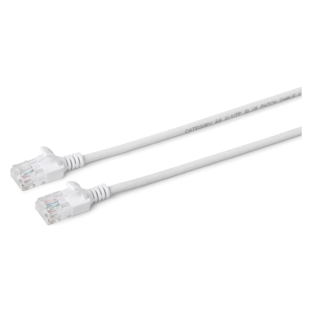 MicroConnect U/UTP CAT6A Slim 0.25M White (U/UTP, CAT6a, 0.25 m) (W125627994)