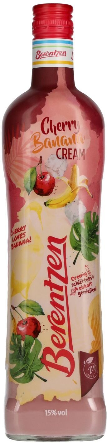 Berentzen Cherry Banana Cream Likör 15% Vol. 0,7l