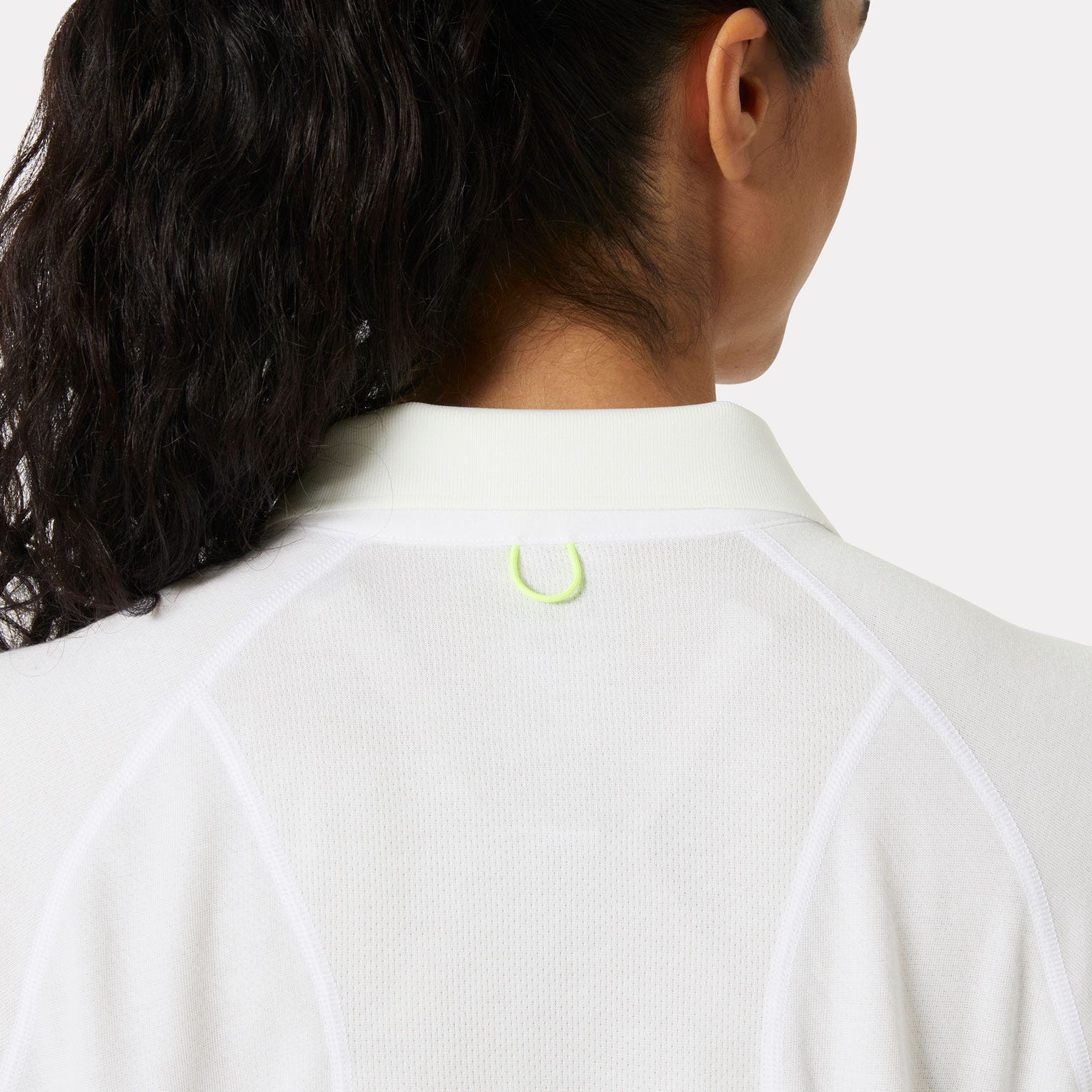 Helly Hansen Women's Inshore Zip Crop Polo - White/Cream - XS