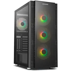 Nox Aero (ATX, ITX, mATX), PC Gehäuse, Schwarz