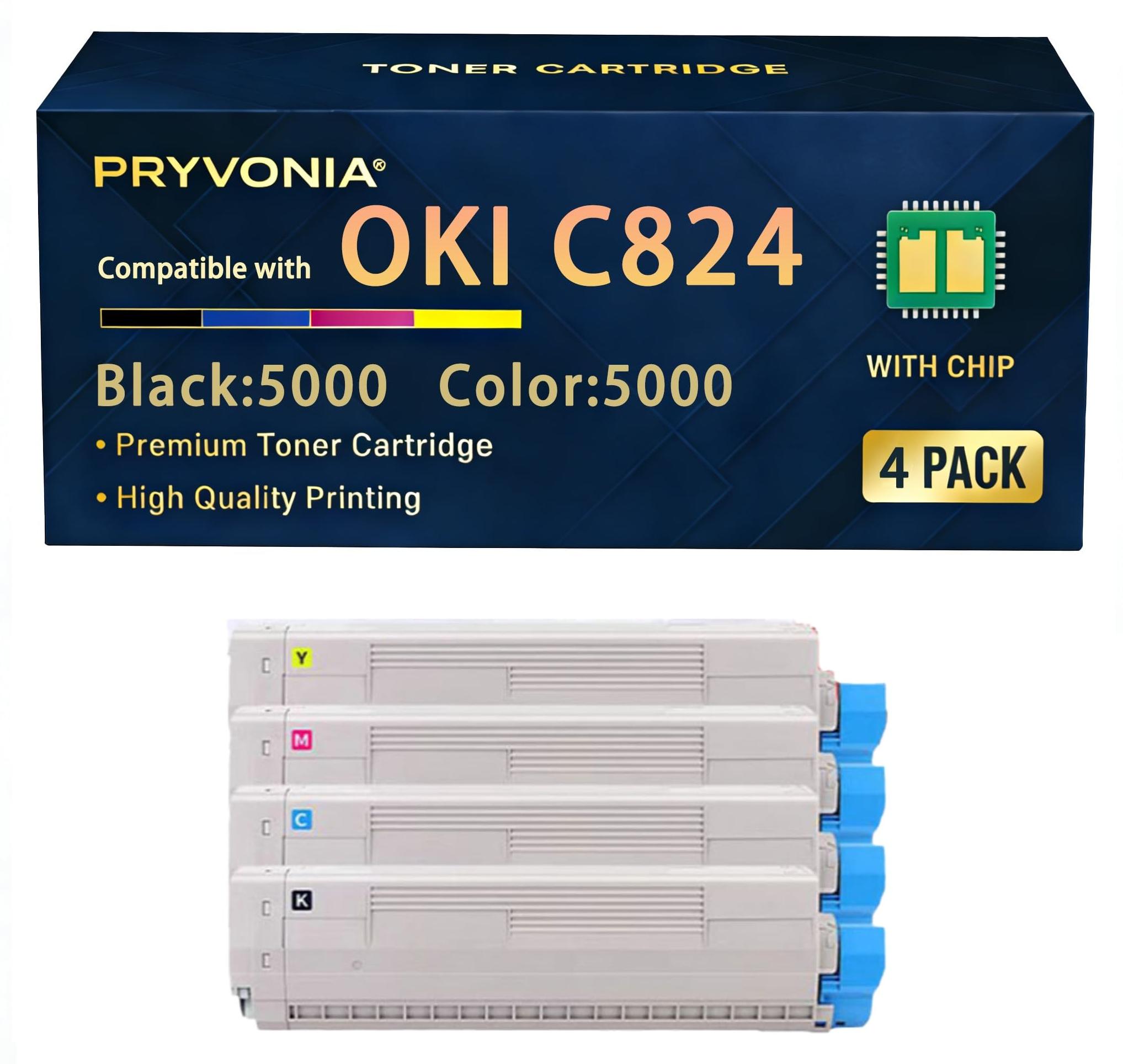 Toner Multipack für OKI C824/C834/C844, 4 Patronen (BK/C/M/Y), 5000 Seiten