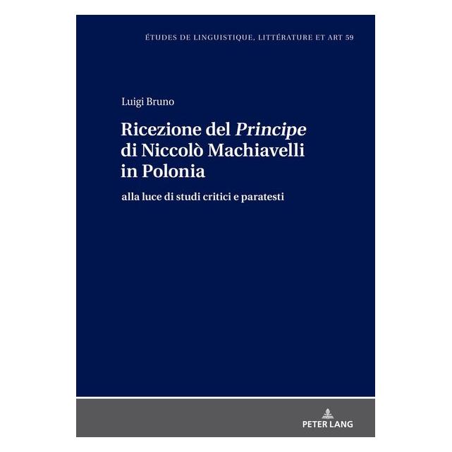 Peter Lang Bruno:Ricezione del Principe di Niccolò (Italienisch, Hardcover, Luigi Bruno) (67841641)