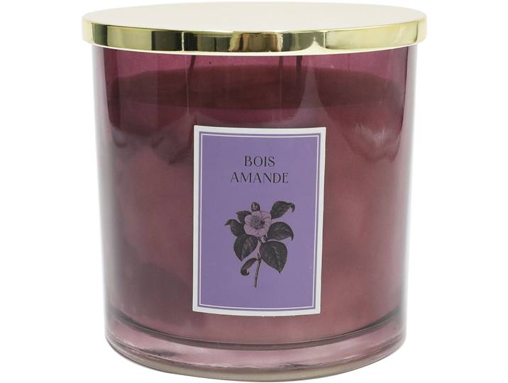 Duftkerze Maja Bois Amande - Farbe: aubergine - Material: Glas/Wachs - 162