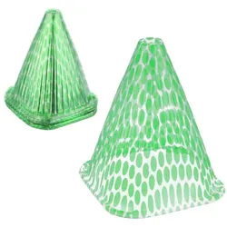 Relaxdays Grüner Pflanzenhut 240 Stück Grün,Transparent