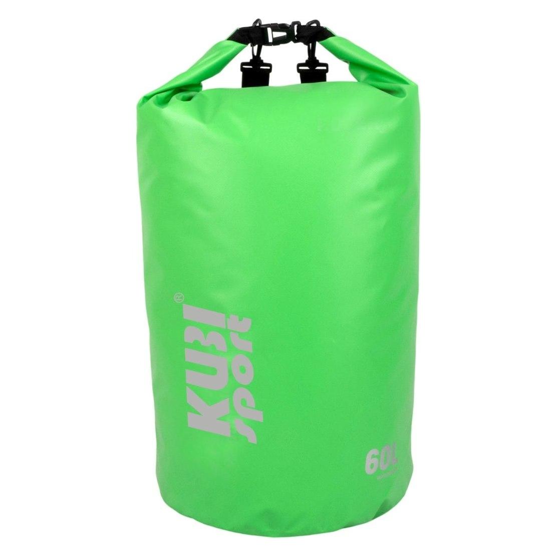 Kubi Sport Wasserdichte Tasche, wasserdichter Sack für Eis, Kajak, grün, KUBISPORT, 60 l (60 l) (05-BA12K-ZE)