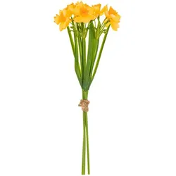 Narzissen, gelb, orange, 35,5 cm, 3 Stück