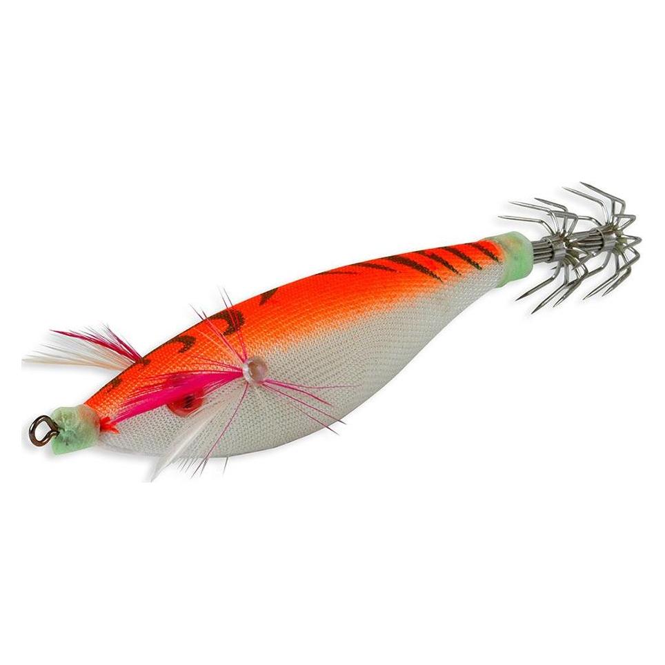 Kali Bird for fishing squid and cuttlutklet in boat, 100 mm orange color white belly (10 cm) (59203100)