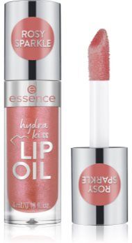 Essence Hydra Kiss óleo hidratante para lábios tom 11 Rosy Sparkle 4 ml. Hydra Kiss