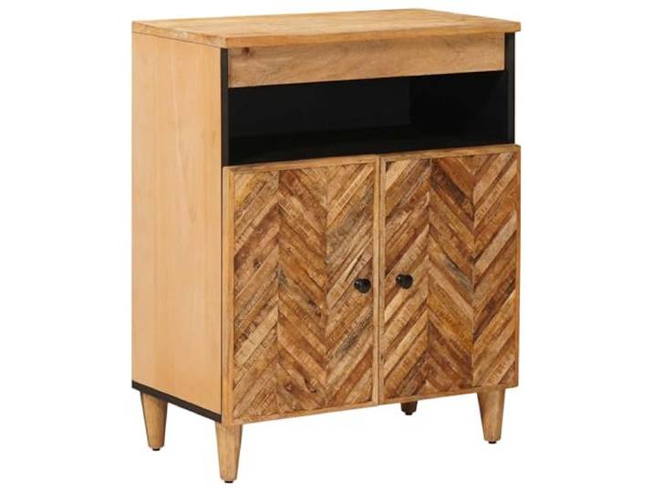 Heofavd Sideboard Braun 60x33,5x75 cm Massivholz Mango Schrank