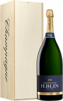 Champagne H. Blin Methusalem - Champagner H.Blin - Brut - Holzkiste - 6L Champagne