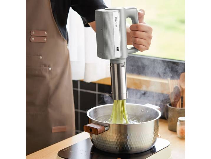 Machine à nouilles Bear, usage domestique, presse à nouilles sans fil, pistolet à nouilles, petite machine à nouilles électrique automatique en acier inoxydable