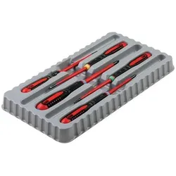 Bahco, Schraubenzieher, Ergo 1000V slimblade skruetraekkersaet med 5 dele. LK, PZ og Torx 10 (Schlitz)