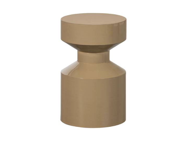 Design Beistelltisch „Ferry“ Ø 30 x 47 cm Beige De Eekhoorn