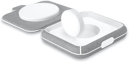Puro Carregador Wireless  Power Go 2 em 1 - Cinzento / Branco