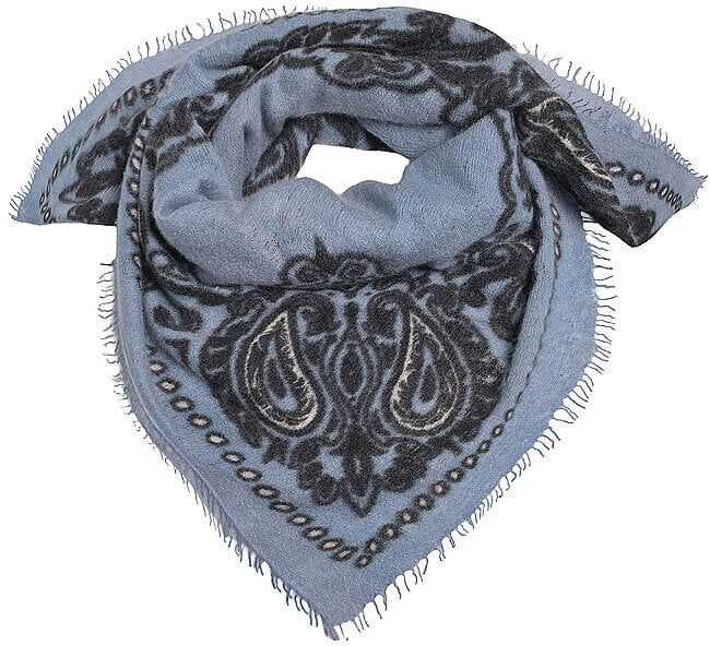 CUTE STUFF Kaschmirtuch BANDAN  blau EG