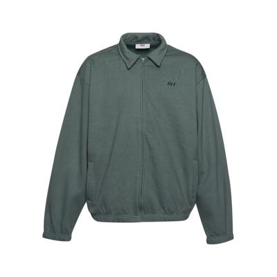 Outdoorjacke DEF "DEF Herren DEF Colllar Jacket", Herren, Gr. XXL, grün, 98% Baumwolle, 2% Elasthan, relaxed fit, amerikanischer Ausschnitt, Jacken Outdoorjacke
