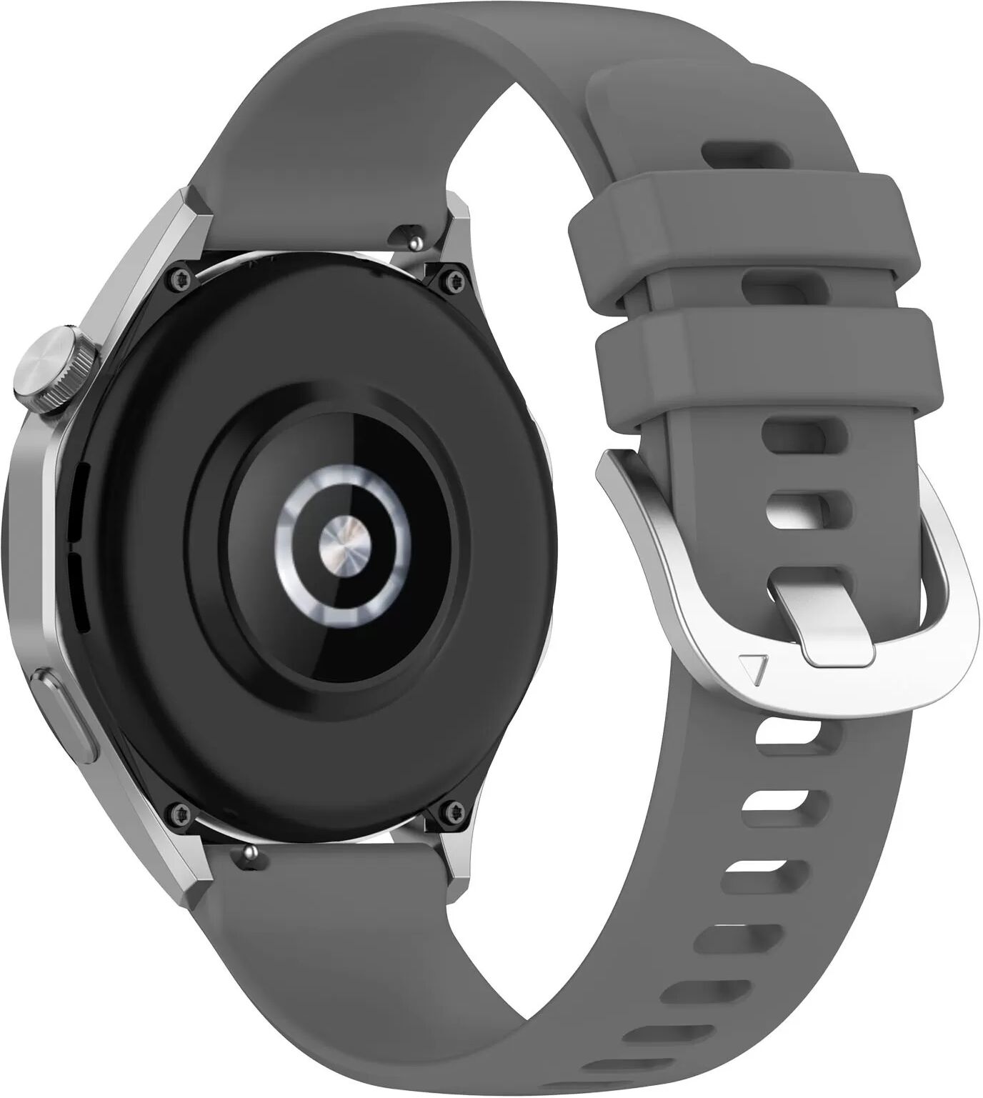 INF 18 mm Silikonarmband, Huawei Watch GT 4 41 mm, Garmin Venu 3S, LG Watch Grau
