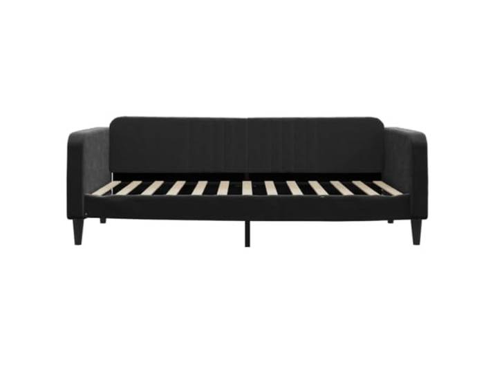 KTHLBRH Ausziehbares Schlafsofa 90 x 200 cm Massivholz Kiefer Lattenrost-Design, für Gäste, 2 notwendige Matratzen, geöffnet 203,5 x 183 cm