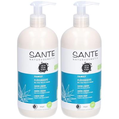 Sante Family Handseife Aloe & Limone 2x 2x500 ml Flüssigseife