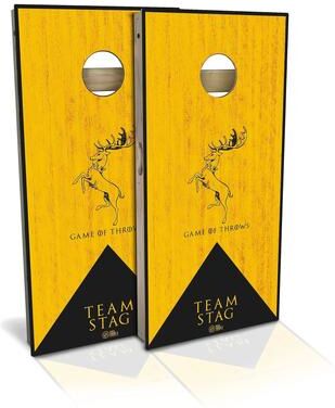 Skip's Garage Team Stag Outdoor Cornhole Board Set