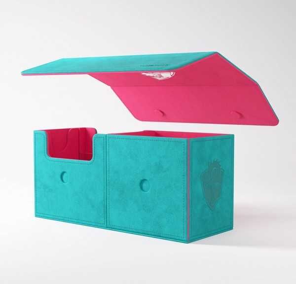 Gamegenic Tolarian Community College The Academic 133+ XL Teal/Pink Deck Box, Holds 133+ Double-Sleeved Cards, Card Game Accessories