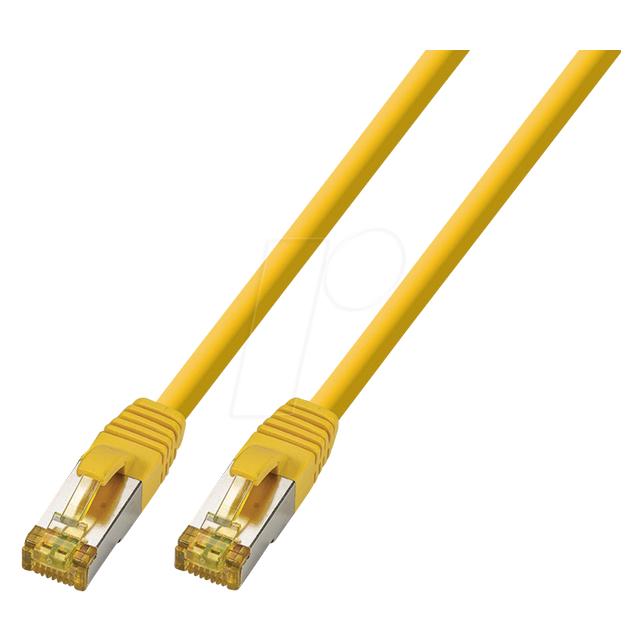 TTL NETZWERK Anschlusskabel, CAT.6a, S/FTP, 1,5 m, gelb (S/FTP, CAT6a, 1.50 m) (TTL 1832HF-1,5M-4260310262840)