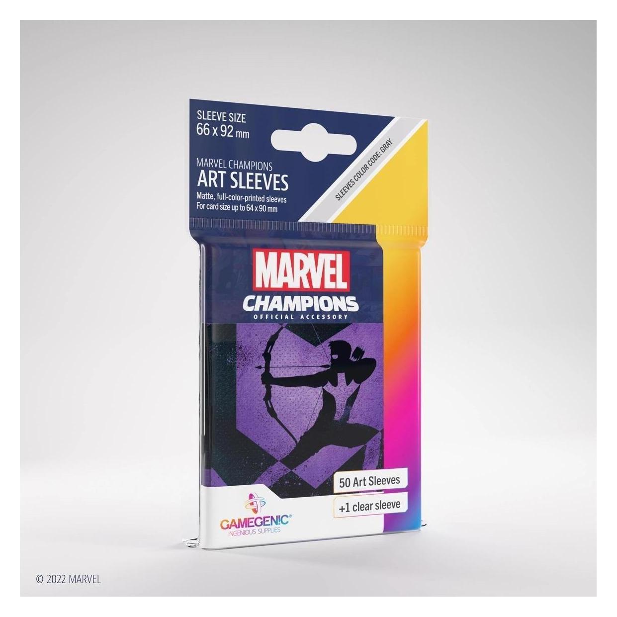 Gamegenic Marvel Champions Art Sleeves - Hawkeye (50+1) (GGS15021)