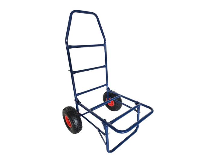 Transportwagen klappbar 80kg Blau-Rot-Schwarz