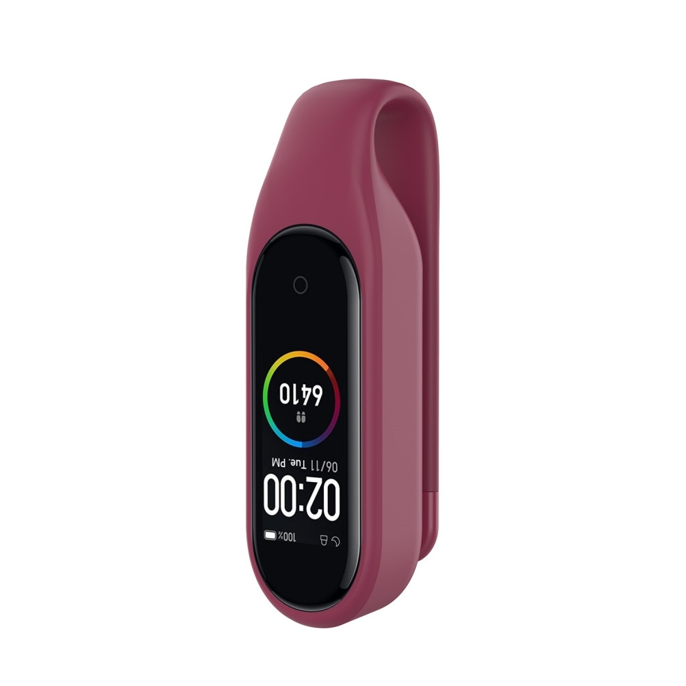 Cocosity Siliconen sportclip-beschermhoes voor Xiaomi Band 7 met haakclip en vervangbare sluitingen