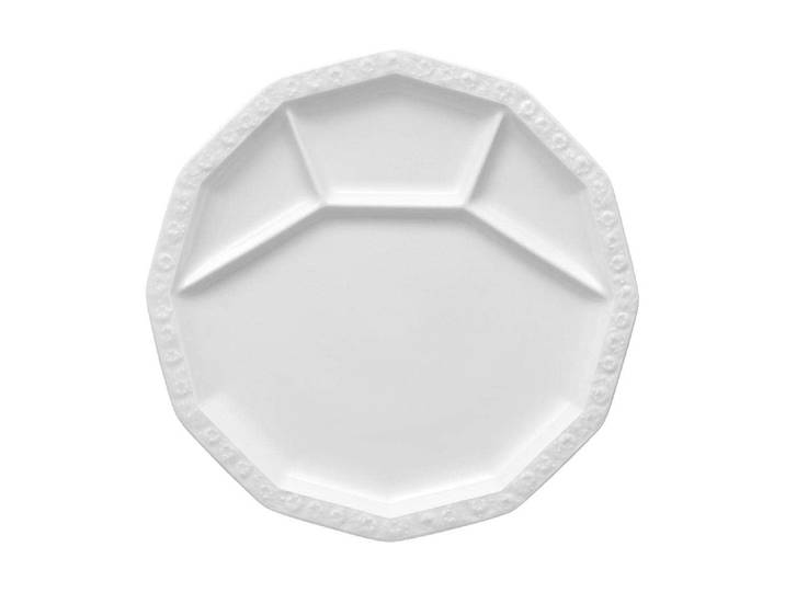Fondueteller ROSENTHAL Maria 6 Stück , weiss (weiß), Porzellan, Speiseteller, Fondueteller