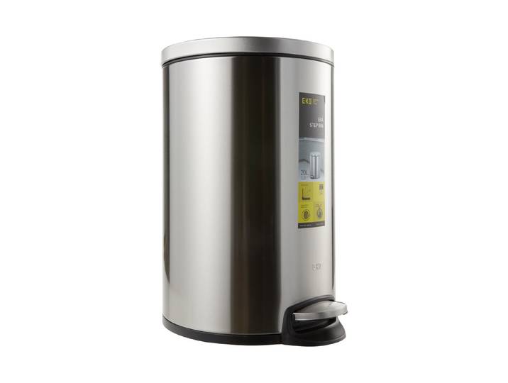EKO Treteimer Eva Edelstahl 44.8 × 30.5 × 20 cm 20 l