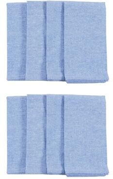 KAF Home Overbrook Chambray Dinner Napkins, Set of 8