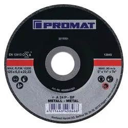 Promat, Schleifmittel, Schruppscheibe